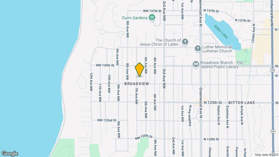 12716 7th Ave NW Map and Location Details