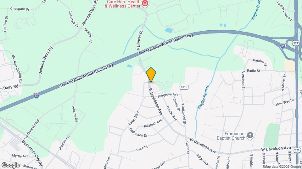 1982 W Davidson Ave Map and Location Details