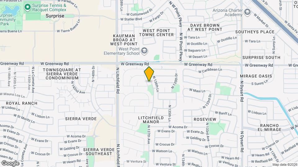 15147 N 137th Ln, Unit 111 Mapa y Detalles de la Ubicación