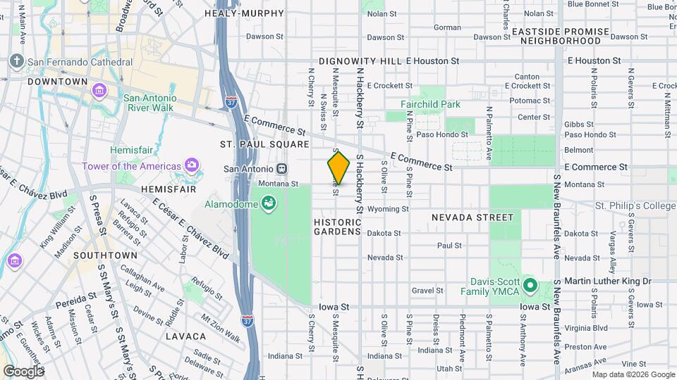 308 S Mesquite St Map and Location Details
