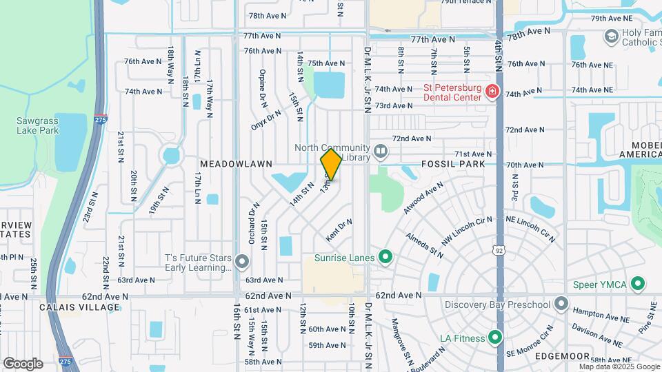 6841 13th St N Map and Location Details