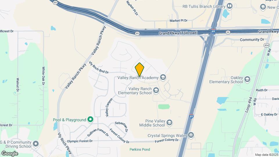 21534 Spear Valley Ln Map and Location Details