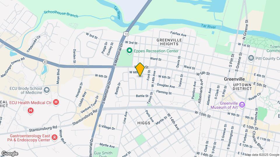 608 Hudson St Mapa y Detalles de la Ubicación