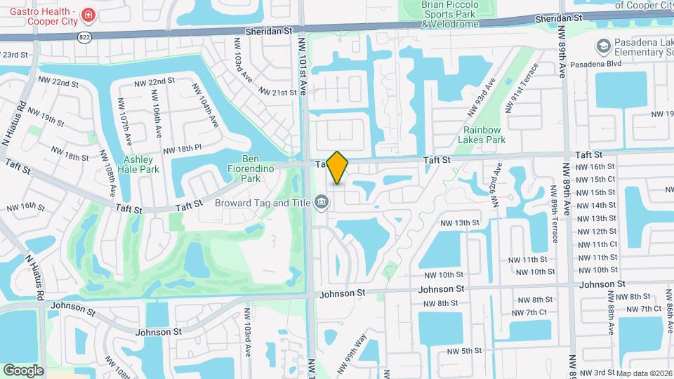 1601 NW 98th Way Map and Location Details