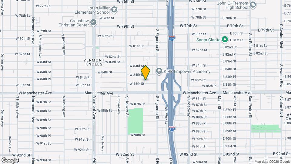 611 W 85th St Map and Location Details