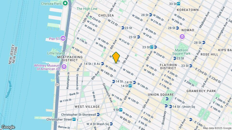 229 W 16th St Mapa y Detalles de la Ubicación