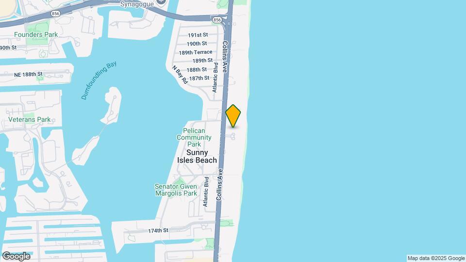 18201 Collins Ave, Unit 1904 Map and Location Details