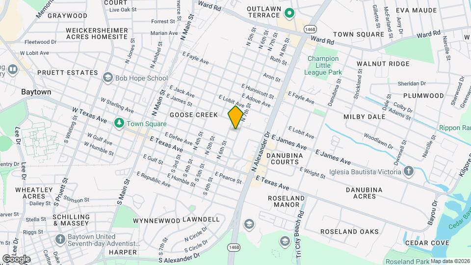 605 E Murrill St Map and Location Details