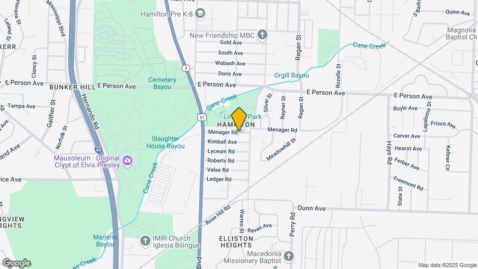 1439 Menager Rd Map and Location Details