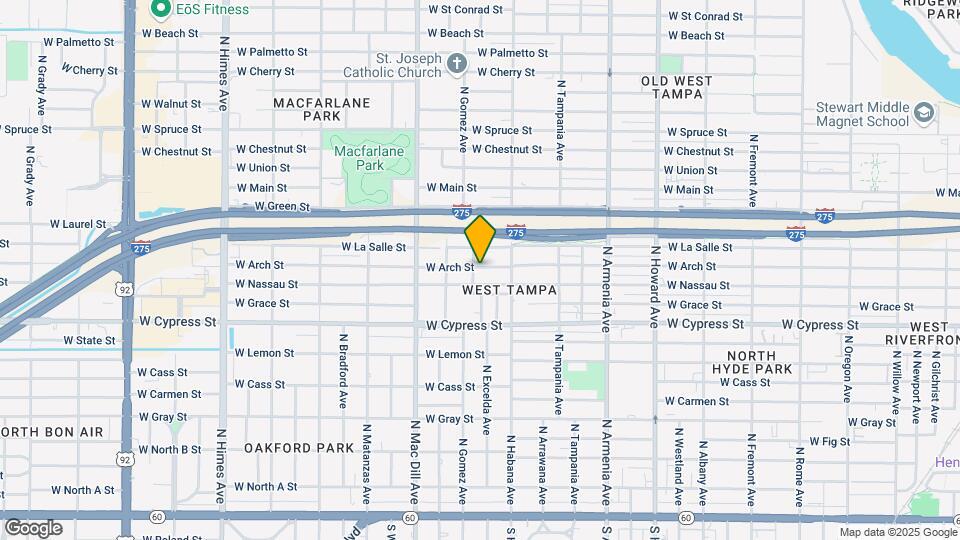 2916 W Arch St Map and Location Details