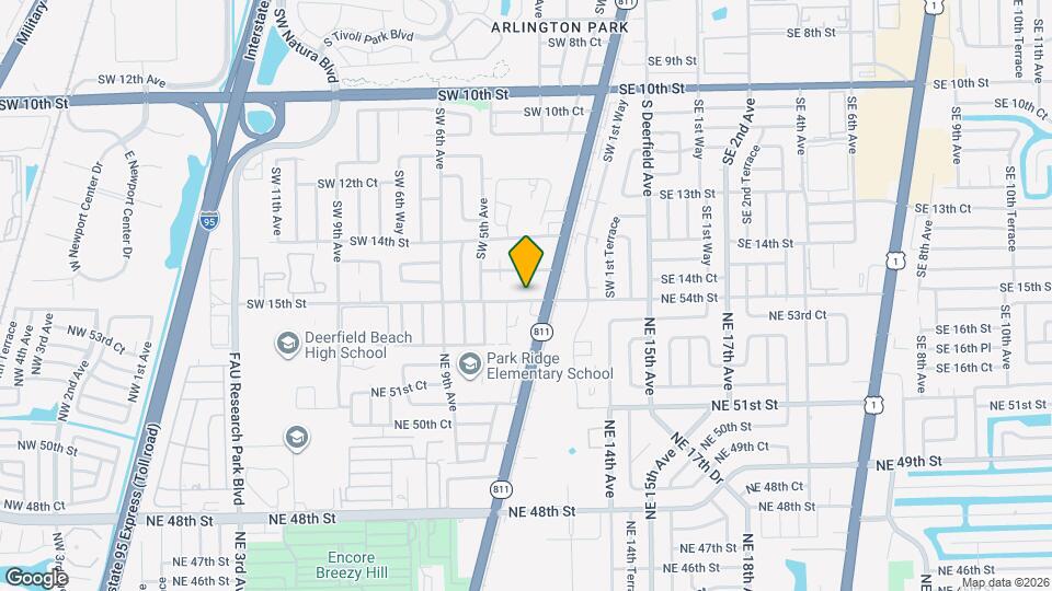 341 SW 15th St Map and Location Details