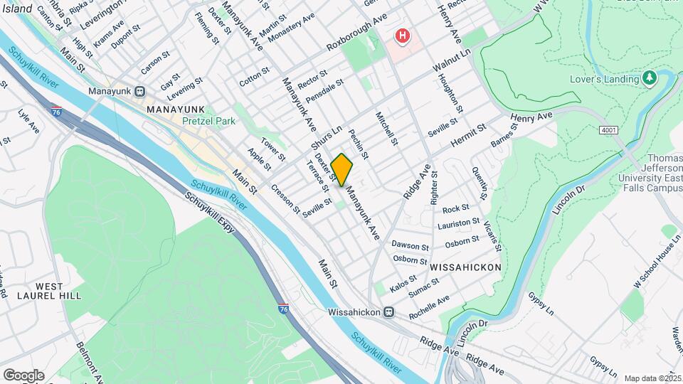 3903 Manor St Map and Location Details