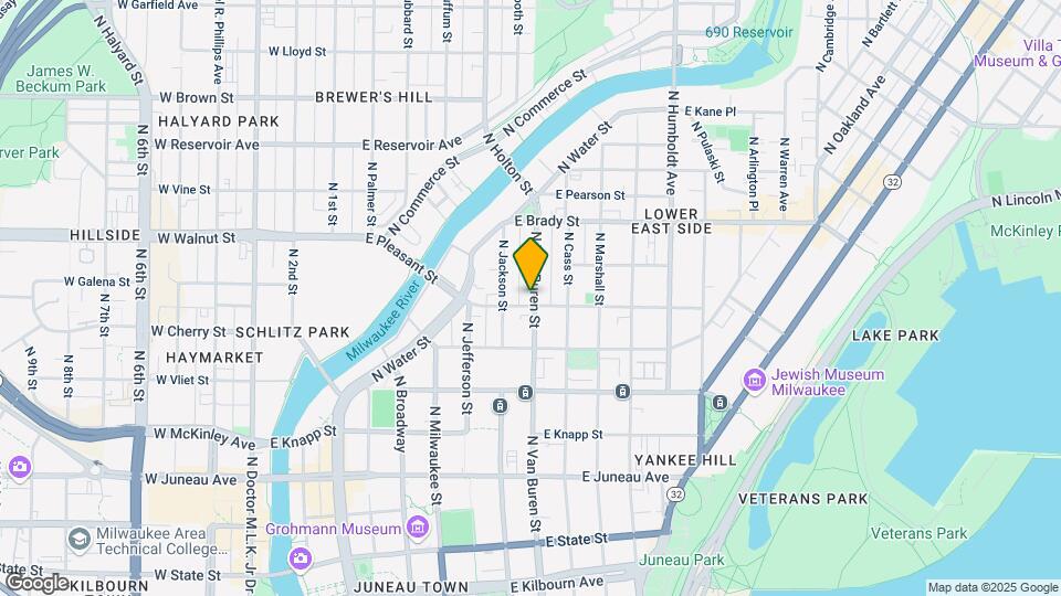 1603 N Van Buren St Map and Location Details