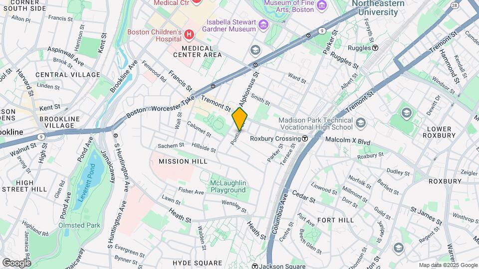 34 Pontiac St Map and Location Details