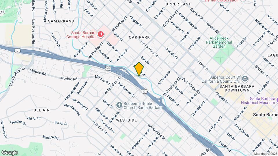 407 W Pedregosa St Map and Location Details