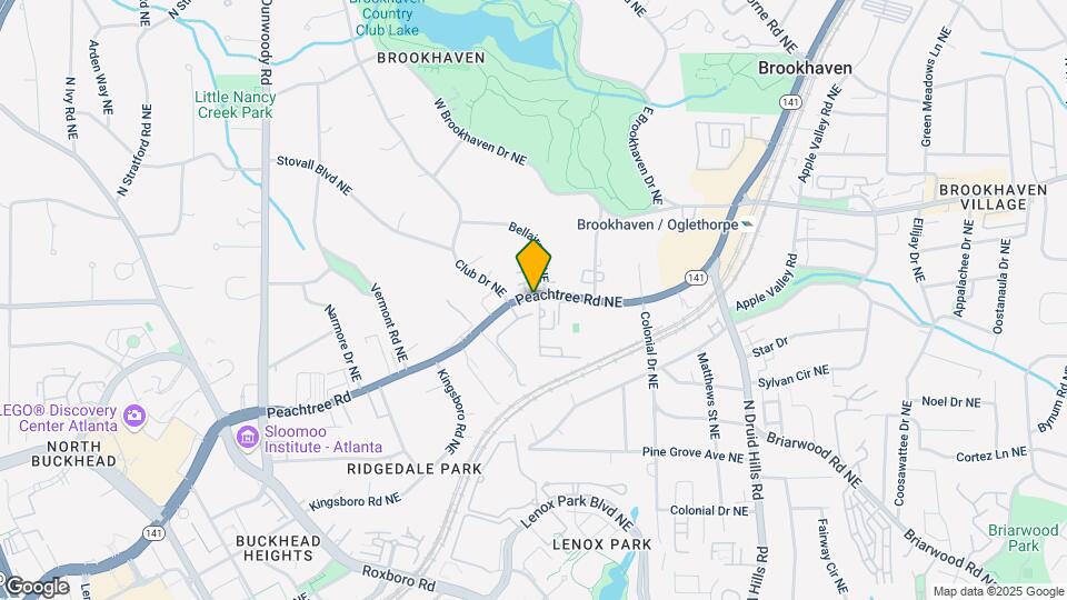 3777 Peachtree Rd NE Map and Location Details