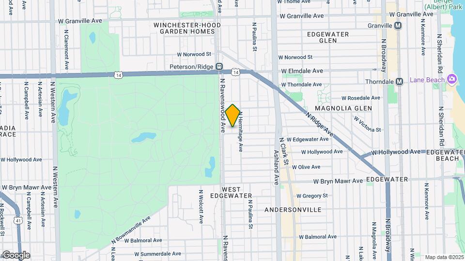 1754 W Rosehill Dr Mapa y Detalles de la Ubicación