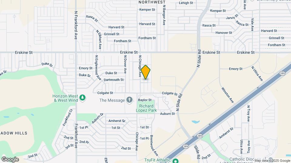 501 N Brentwood Ave Map and Location Details