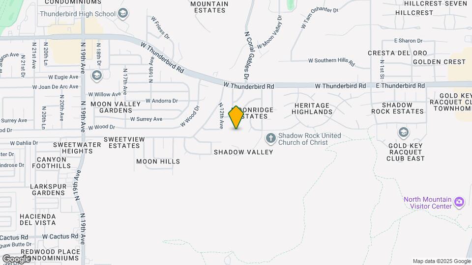 13003 N 10th Ave Map and Location Details