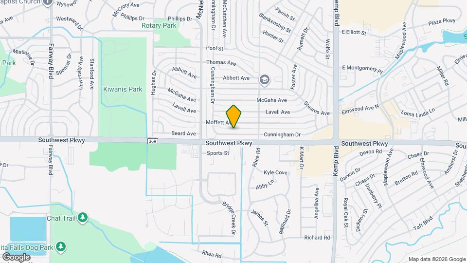 3020 Cunningham Dr Map and Location Details