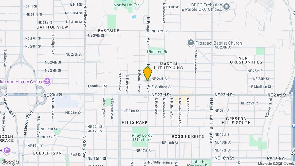 2443 N Prospect Ave Mapa y Detalles de la Ubicación