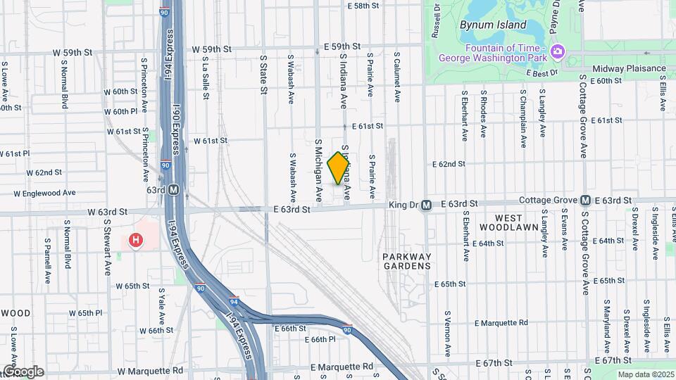 6234 S Indiana Ave Map and Location Details