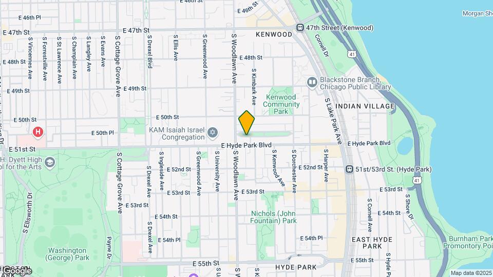 1219 E Madison Park Map and Location Details
