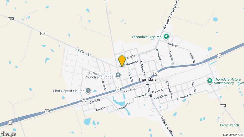 307 W Gibson Map and Location Details