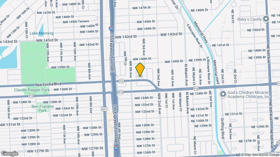 425 Opa-Locka Blvd Map and Location Details