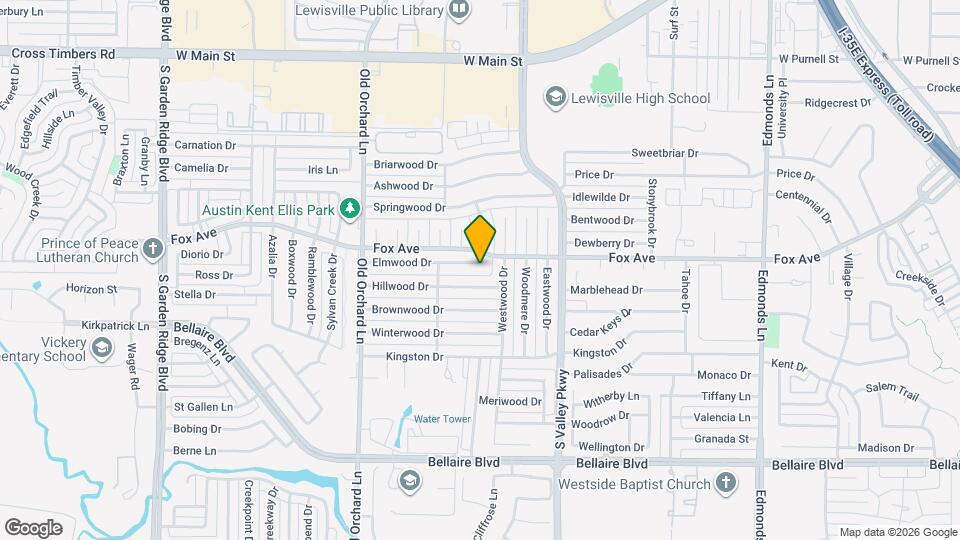 1026 Elmwood Dr Map and Location Details