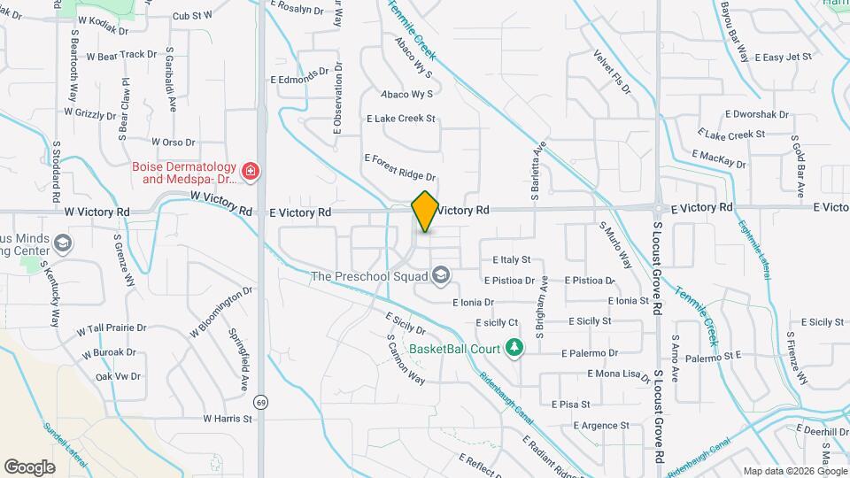 3301 S Daybreak Ave Map and Location Details