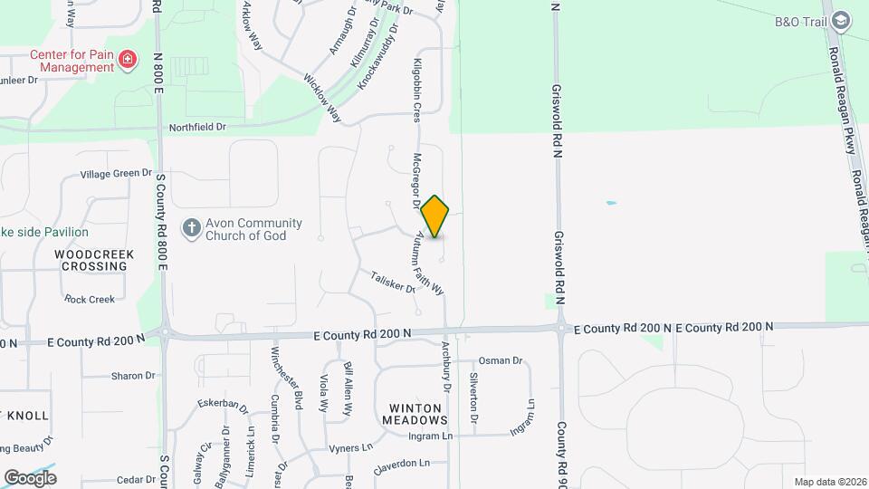 2220 McGregor Ct Map and Location Details