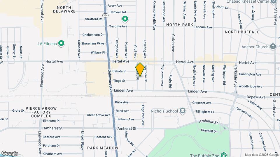45 Fairchild Pl, Unit Upper Map and Location Details