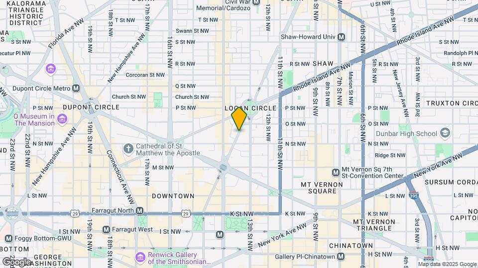 1331 Vermont Ave NW-Unit -3C Map and Location Details