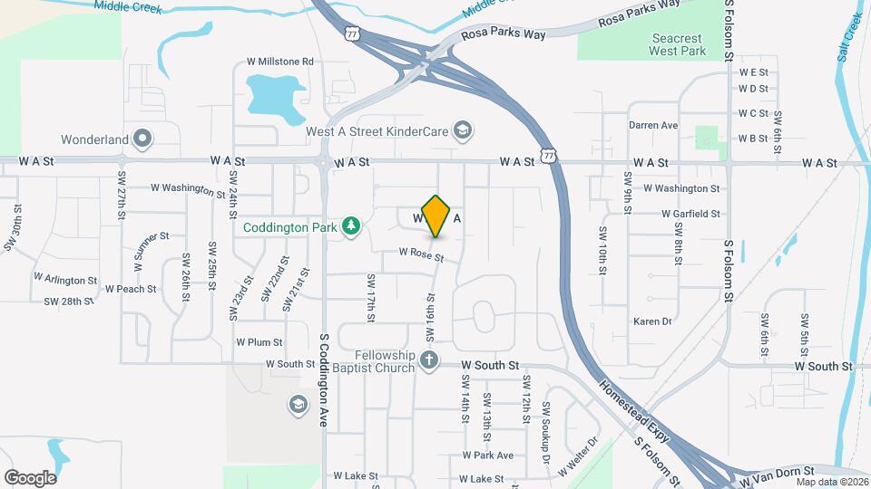 1636 SW 16th St Map and Location Details