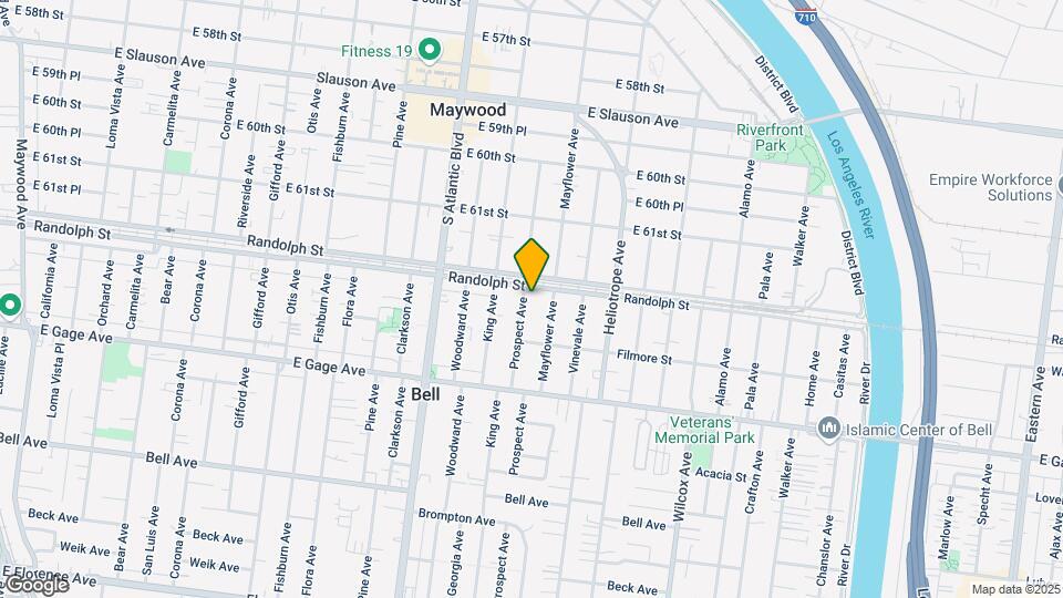 6210 Prospect Ave Map and Location Details