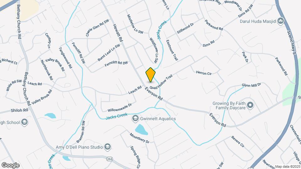 3751 Quail Hollow Trail Map and Location Details