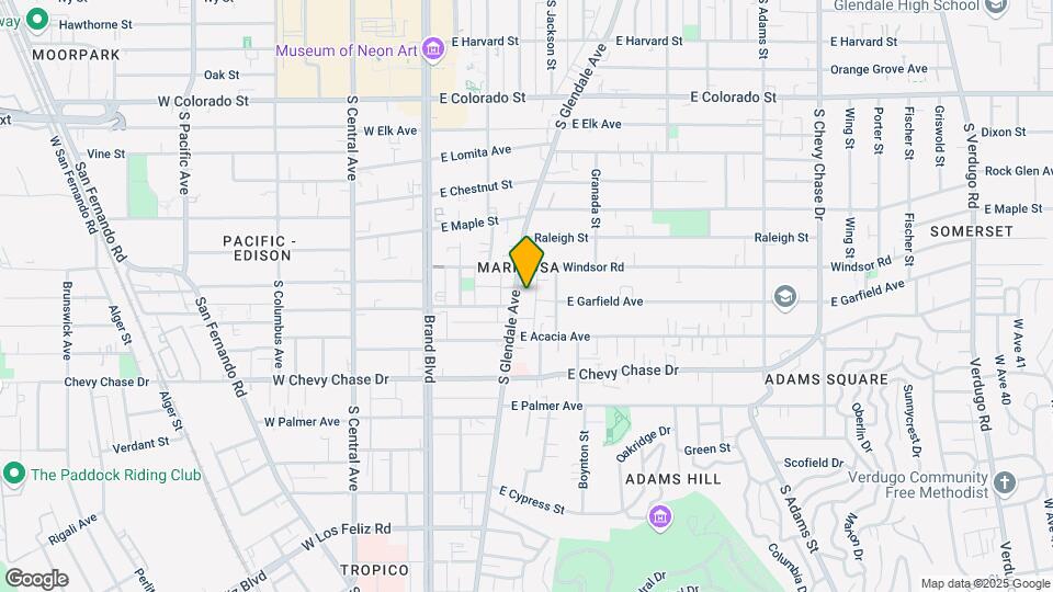 824-828 S Glendale Ave Mapa y Detalles de la Ubicación