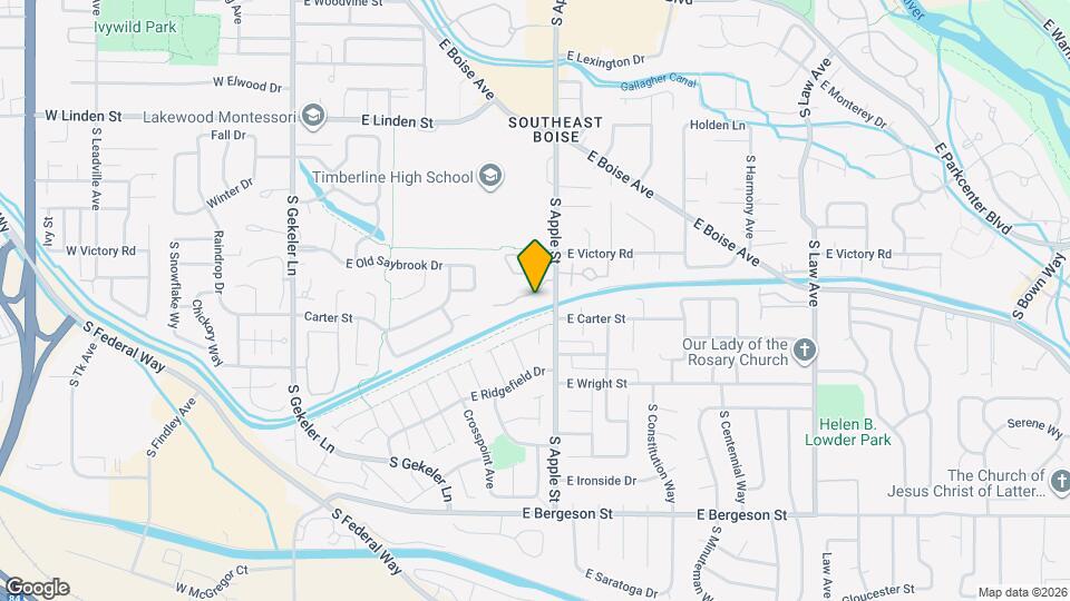 3173 S Apple St Map and Location Details