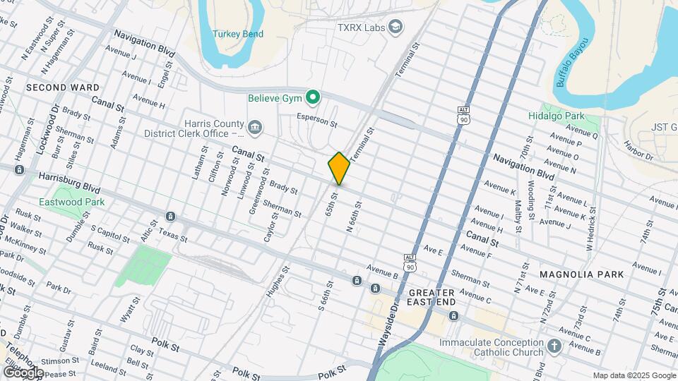 6504 Canal St Map and Location Details