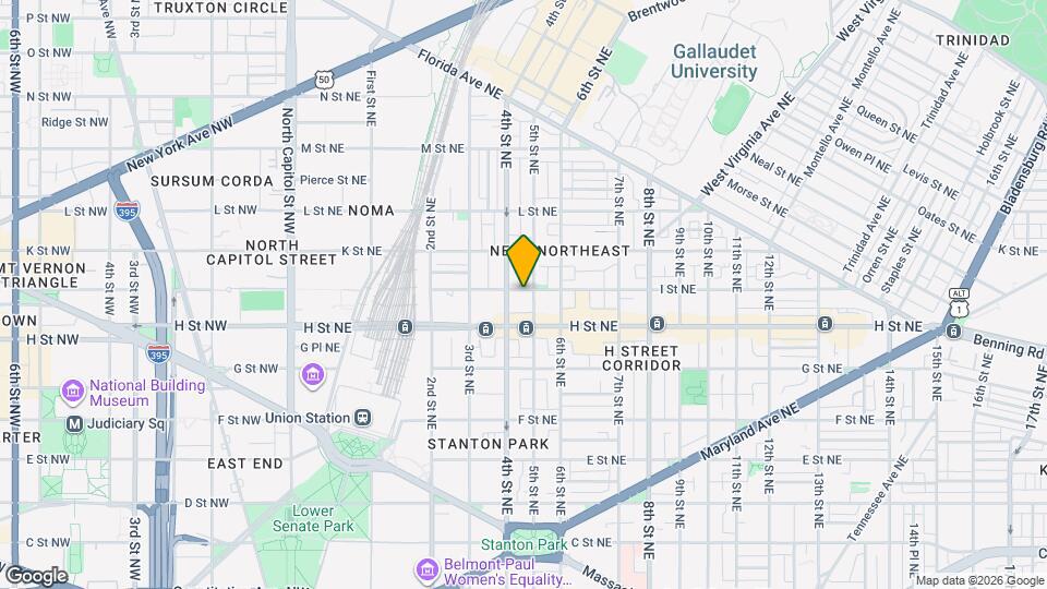 417 I St NE Mapa y Detalles de la Ubicación