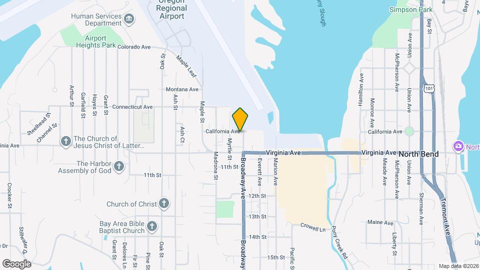 1914 Broadway Ave Map and Location Details