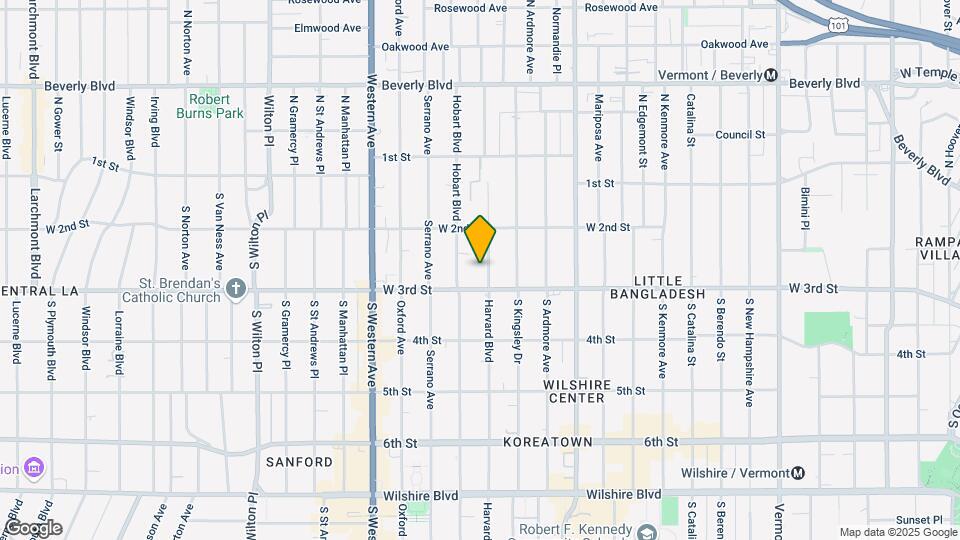 Natural Light Studio in Koreatown - Utilit Map and Location Details