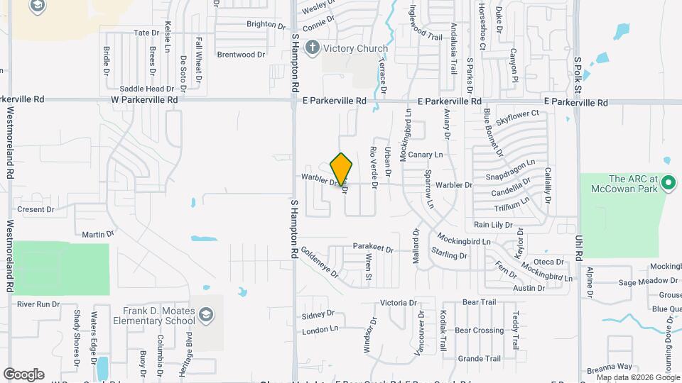 1205 Rio Vista Dr Map and Location Details
