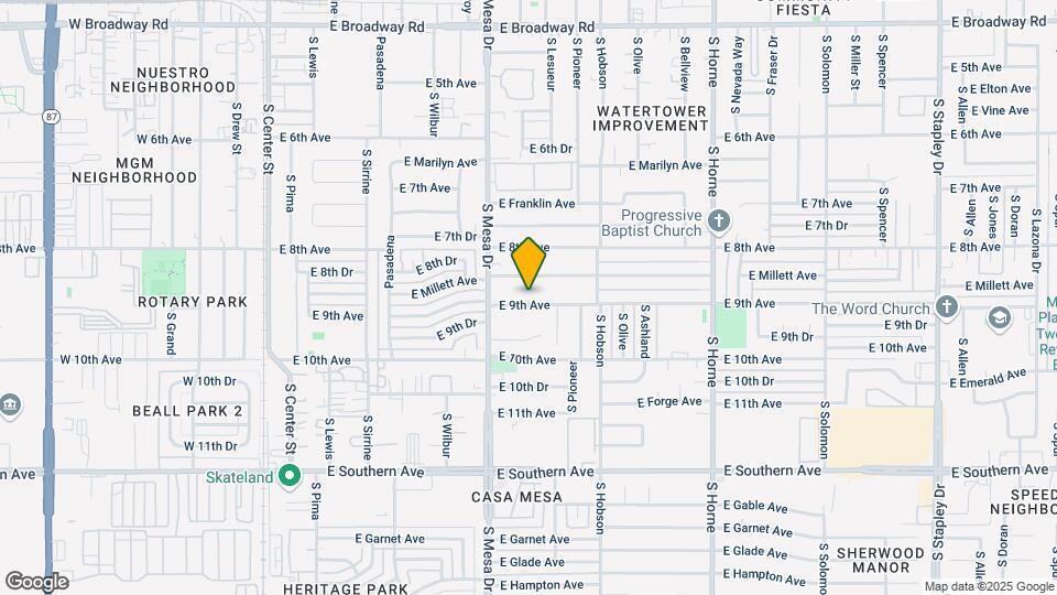 452 E 9th Ave Map and Location Details