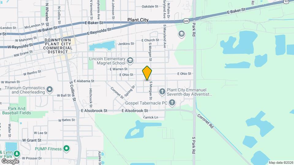 1321 E Alabama St Map and Location Details
