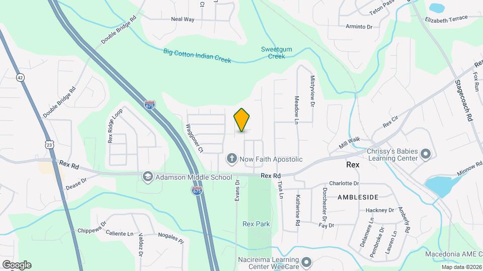 5901 Green Meadow Way Mapa y Detalles de la Ubicación