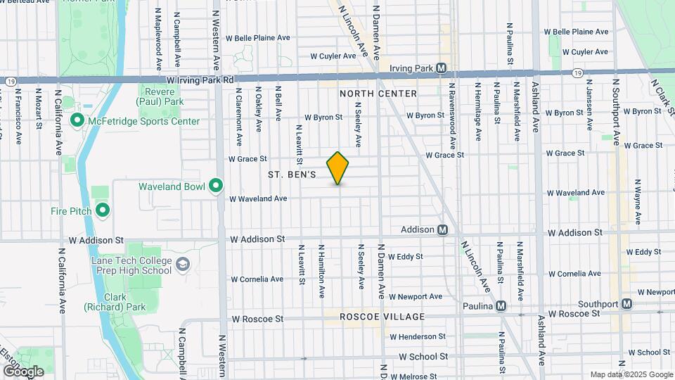 3710 N Hoyne Ave, Unit 2 Mapa y Detalles de la Ubicación