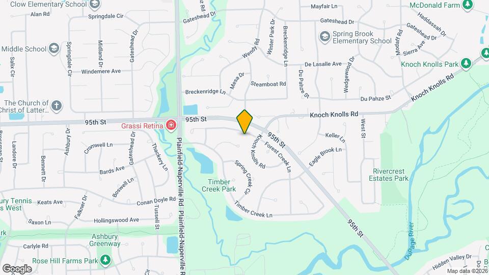 2912 Forest Creek Ln Map and Location Details