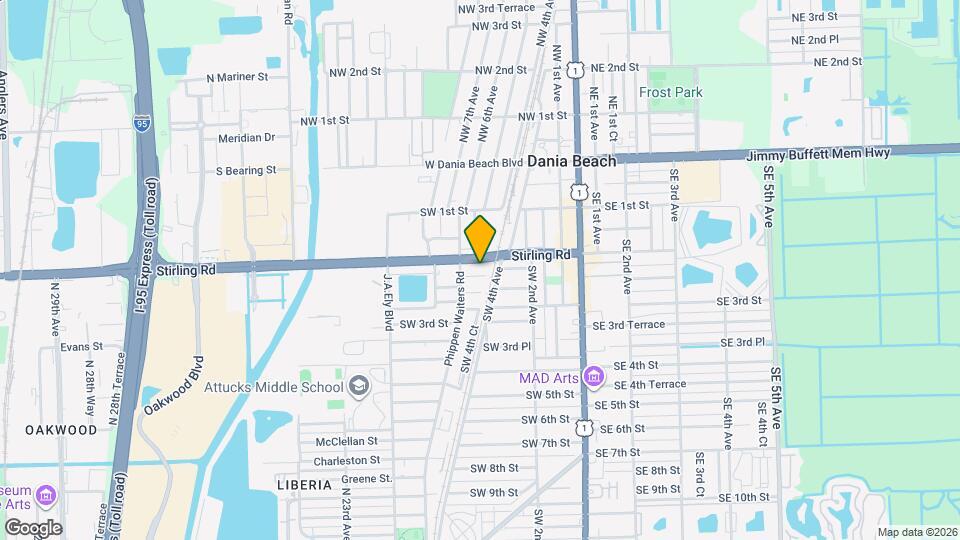 414 SW 2nd Terrace Map and Location Details